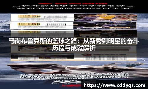 马尚布鲁克斯的篮球之路：从新秀到明星的奋斗历程与成就解析
